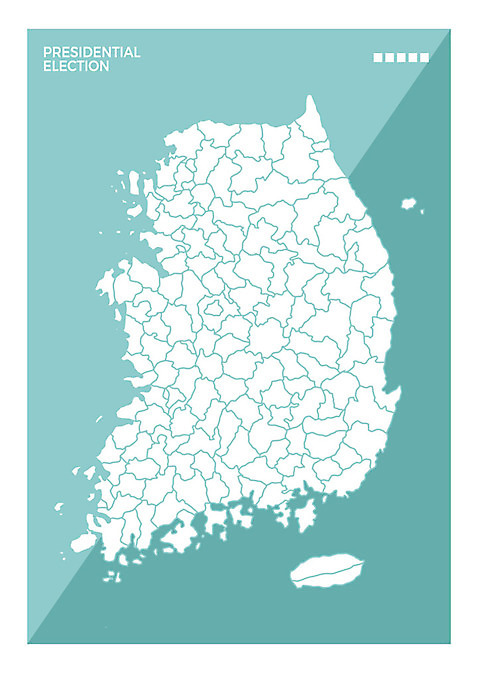 지도 일러스트 한국 사람없음 세트 제주도 국내여행 분할 투표소 AI_파일형식 국내일러스트 아시아 여행 투표 파일형식 벡터