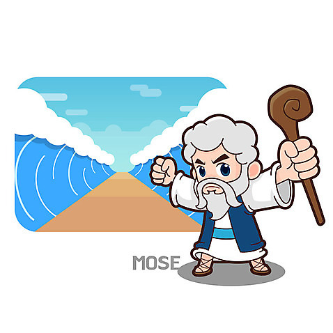 캐릭터 남자 기독교 바다 일러스트 지팡이 한명 교회 성경 성경학교 모세 모세의기적 AI_파일형식 일러캐릭터 1 종교 종교용품 학교 종교건축 사람 건물 파일형식 벡터