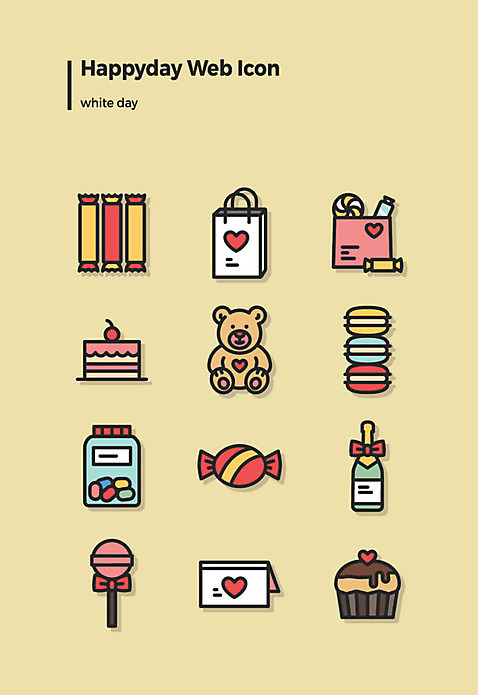 아이콘 인형 화이트데이 카드_감사 막대사탕 사탕 선물 사람없음 세트 케이크 곰인형 샴페인 편지 웹아이콘 마카롱 AI_파일형식 2D아이콘 데이이벤트 디저트 프레임 주류 파일형식 벡터