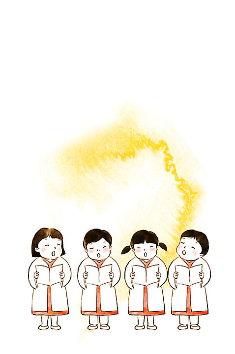전신 PSD 여자 남자 기독교 종교 어린이 일러스트 서기 여러명 찬송가 번짐 찬양 합창 성가대 수채화_물감 국내일러스트 다수 노래 모션 사람 파일형식 효과