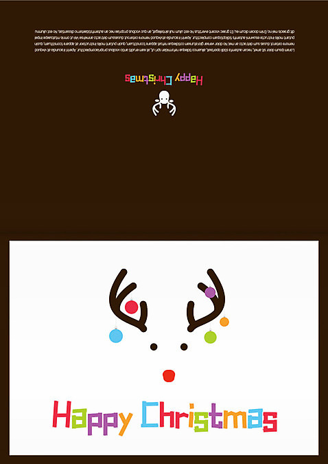 템플릿 기념일 크리스마스 카드템플릿 크리스마스카드 사람없음 루돌프 원형 AI_파일형식 이미지템플릿 도형 사슴 카드_감사 이벤트 파일형식 벡터
