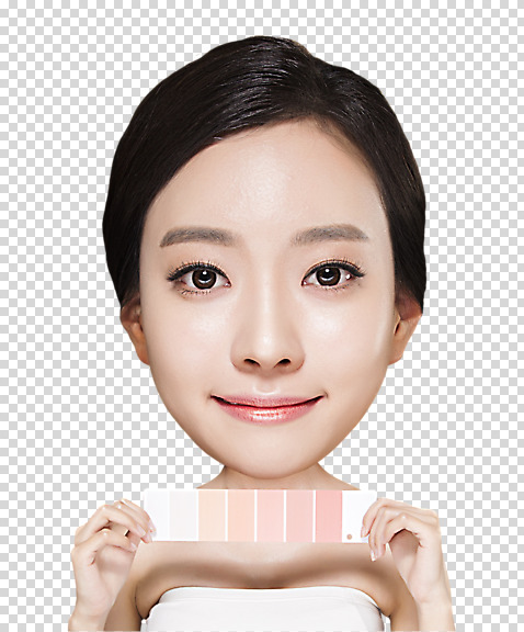 편집 편집이미지 여자 한명 들기 상반신 20대 앞모습 화장 뷰티 한국인 튜브탑 PNG 의료성형뷰티 SD캐릭터 편집소스 캐릭터 1 뷰포인트 상의 모션 사람 동양인 청년 파일형식