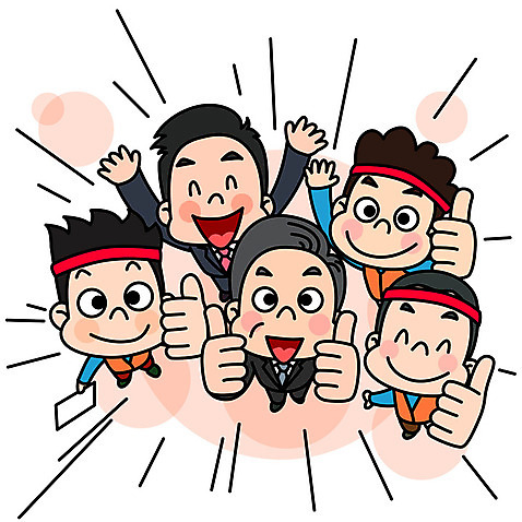 전신 남자 일러스트 회사 협력 노동자 사람 여러명 성인 손들기 만세 최고 직장인 사장 노사화합 계약서 임원 AI_파일형식 미소_표정 국내일러스트 직업 다수 비즈니스 모션 표정 파일형식 벡터
