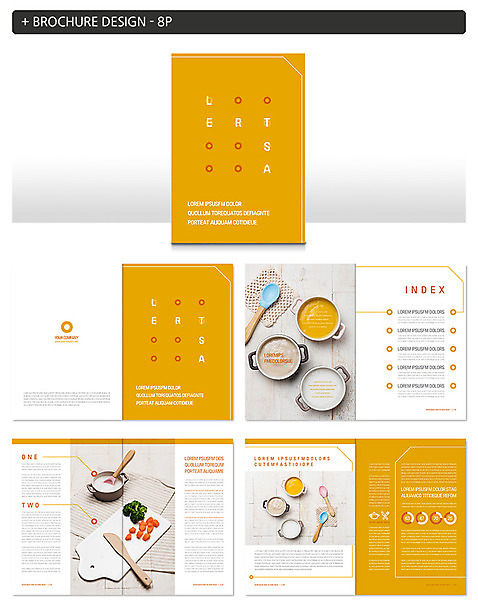 템플릿 ZIP 도마 요리 팜플렛 사람없음 숟가락 당근 냄비 브로콜리 호박죽 인디자인 INDD 미음_음식 이미지템플릿 음식 채소 주방용품 뿌리채소 수저 솥 죽 파일형식