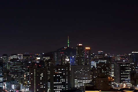 포토 JPG 야경 하늘 서울 빌딩 사람없음 야외 도시풍경 도시 남산 남산타워 국내포토 한국 풍경 건물 야간 랜드마크 파일형식 풍경_경치