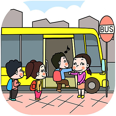 전신 여자 남자 어린이 음표 일러스트 안전 사람 성인 스쿨라이프 버스정류장 승차 스쿨버스 안전수칙 질서 줄서기 AI_파일형식 미소_표정 국내일러스트 라이프스타일 기호 음악 학교 모션 버스 표정 예절 역 파일형식 벡터