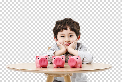 편집이미지 응시 남자 어린이 탁자 한명 사람 상반신 앞모습 턱괴기 한국인 돼지저금통 PNG 소년한명만 편집소스 금융의날 미소_표정 1 시선 뷰포인트 가구 모션 표정 동양인 저금통 남자한명만 소년만 파일형식 법정기념일