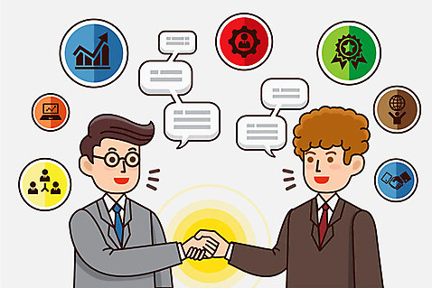 서양인 외국인 남자 일러스트 비즈니스 협력 악수 사람 상반신 성인 두명 인사 업무 직장인 일과 소통 성인남자만 AI_파일형식 국내일러스트 직업 컨셉 인종 손짓 예절 작업 남자만 성인만 파일형식 벡터