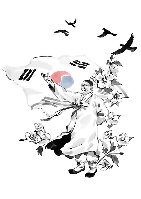 전신 PSD 기념일 노년 남자 여러마리 일러스트 조류 흑백 한명 미소 사람 희망 기쁨 한국인 자유 역사 60대 태극기 한복 손내밀기 삼일절 무궁화 애국심 광복절 광복 김구 독립 독립운동 독립운동가 대한민국임시정부수립기념일 국내일러스트 동물 1 한국전통 꽃 감정 다수 컨셉 촬영기법 표정 동양인 손짓 이벤트 성인 공휴일 국기 전통의상 국경일 파일형식 법정기념일