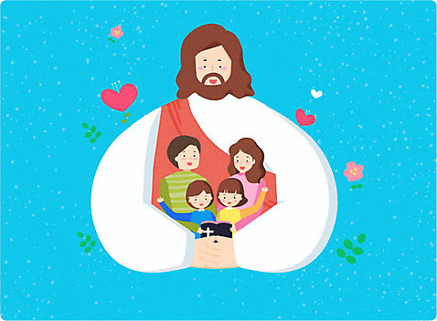 PSD 응시 여자 남자 꽃 행복 기독교 어린이 잎 일러스트 가정 가족 안기 사랑 사람 여러명 상반신 성인 파란색 손들기 성경 화목 하트 예수 미소_표정 국내일러스트 모양 식물 시선 감정 종교 컬러 다수 컨셉 종교용품 관계 모션 표정 신_종교 파일형식