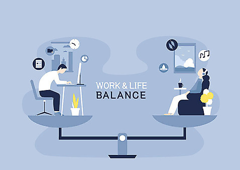 전신 남자 커피 음악 시계 의자 일러스트 회사 창문 휴식 저울 사람 성인 두명 파란색 컴퓨터 소파 모니터 헤드셋 음악감상 도시 업무 작업 직장인 비교 집중 책상 파일 워라밸 국내일러스트 AI파일 직업 음료 컬러 음향기기 가구 컨셉 비즈니스 문화예술 전자제품 헤드폰 감상 신조어 파일형식 벡터