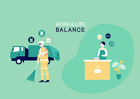 전신 남자 화분 시계 일러스트 휴식 사람 상반신 성인 두명 책 초록색 케이크 업무 비교 안전모 빗자루 청소 집중 즐거움 조리대 바쁨 제빵 밀대 길거리공연 쓸기 청소차 환경미화원 워라밸 국내일러스트 AI파일 직업 감정 컬러 컨셉 주방용품 디저트 제과제빵 공연 작업 헬멧 안전장비 청소도구 특수차량 신조어 파일형식 벡터