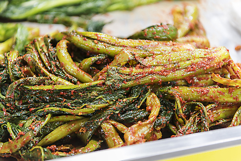 포토 음식 김치 내부 전라남도 파일형식 JPG 향토음식 사람없음 여수 맛집 실내 특산물 갓김치 시장 국내포토