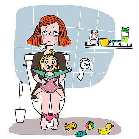 라이프스타일 여자 딸 어린이 일러스트 모녀 엄마 피곤 사람 두명 장난감 아기용품 육아 아기 화장실 주부 전쟁 바쁨 열정 변기 육아라이프 주부라이프 두루마리화장지 변기솔 여자만 독박육아 싱글맘 한부모가족 국내일러스트 AI파일 감정 컨셉 가족 생활 솔 화장지 오브젝트 파일형식 벡터