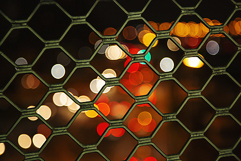 포토 한국 촬영기법 풍경 빛 도시 야간 파일형식 풍경_경치 보케 아웃포커스 빛망울 야외 야경 철조망 도시풍경 서울 JPG 사람없음 국내포토