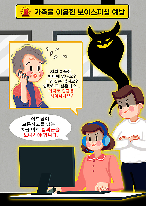 PSD 여자 노년 남자 할머니 말풍선 일러스트 창문 들기 상반신 성인 세명 스마트폰 컴퓨터 팔짱 모니터 헤드셋 회색 속임수 범죄 악마 범죄인 사회이슈 통화 범죄예방 떨림 보이스피싱 국내일러스트 컬러 음향기기 컨셉 모션 사람 전자제품 핸드폰 스마트기기 헤드폰 예방 피싱 파일형식