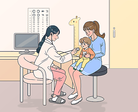 전신 PSD 여자 어린이 의자 일러스트 청진기 모녀 들기 앉기 성인 세명 마주보기 모니터 진료 울음 소아과 소아과의사 시력검사표 신장계 진료실 여자만 어린이병원 미소_표정 소녀_어린이 국내일러스트 딸 가구 의학 가족 의료기기 모션 엄마 표정 병원 사람 컴퓨터 의사 파일형식