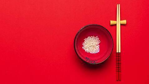 음식 백그라운드 젓가락 사람없음 쌀 사발 4K 타임랩스 MP4 해외동영상 곡류 촬영기법 수저 사기그릇 동영상 파일형식