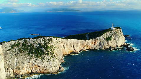 바다 섬 자연 등대 사람없음 야외 그리스 4K MOV 해외동영상 풍경_경치 유럽 생태계 동영상 파일형식