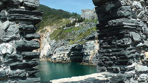 자연 풍경 사람없음 이탈리아 바위 MOV 해외동영상 클립영상 유럽 돌_바위 생태계 동영상 파일형식