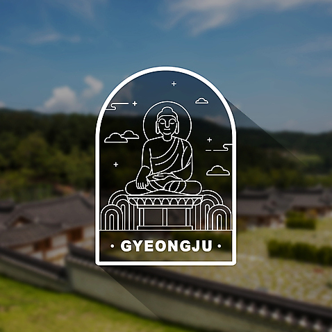 선 불교 라인일러스트 일러스트 사람없음 라벨 흰색 경주_경상북도 라인아트 부처 석굴암 AI_파일형식 구름_자연 국내일러스트 자연요소 종교 컬러 프레임 한국 경상북도 랜드마크 파일형식 벡터