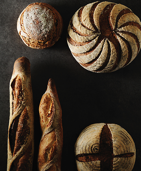 포토 음식 빵 뷰포인트 실내 파일형식 하이앵글 사람없음 바게트 호밀빵 JPG 스튜디오촬영 맛있는 국내포토