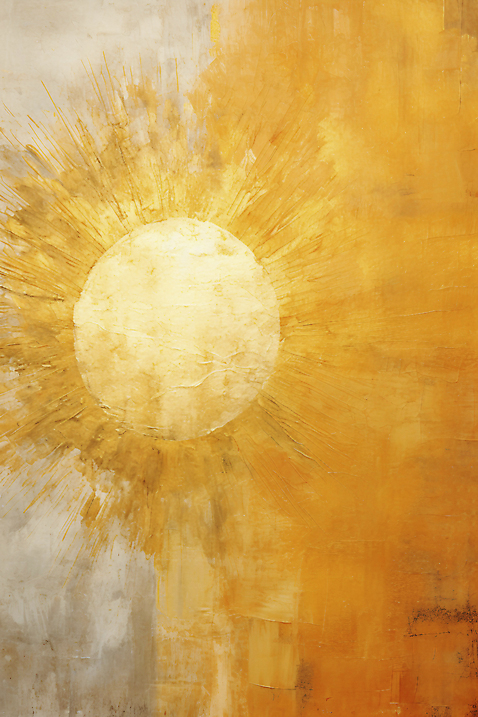 JPG 편집이미지 백그라운드 사람없음 태양 금색 빈티지 디지털합성 그림 유화 자연요소 컬러 컨셉 미술 파일형식