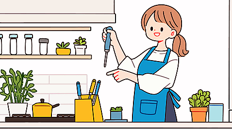 식물 여자 화분 일러스트 한명 들기 상반신 성인 앞치마 작업실 드라이버_공구 성인여자한명만 AI_파일형식 미소_표정 국내일러스트 1 모션 표정 사람 공구 여자한명만 성인여자만 파일형식 벡터