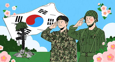 남자 일러스트 하늘 국화 상반신 성인 두명 총 무덤 풀_식물 태극기 군복 육군 무궁화 경례 군모 군번줄 방탄헬멧 성인남자만 호국보훈의달 AI_파일형식 구름_자연 미소_표정 국내일러스트 자연요소 식물 꽃 무기 유니폼 군대 표정 사람 인사 국기 헬멧 6월 군용 남자만 성인만 파일형식 벡터