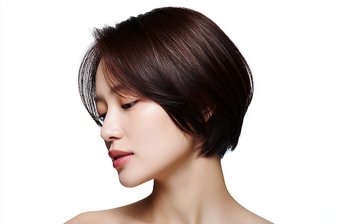 JPG 모델 편집이미지 여자 패션 얼굴 짧은머리 한명 성인 뷰티 우아함 이발 뷰티풀 의료성형뷰티 성인여자한명만 편집실사 1 헤어스타일 컨셉 사람 신체부위 CG 여자한명만 성인여자만 파일형식