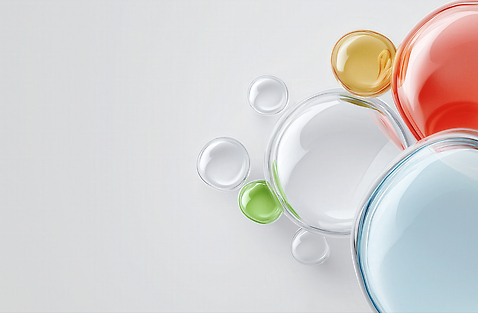 JPG 무료이미지 편집이미지 컬러 과학 실험 원형 투명 액체 화학 실험실 배열 흰배경 물질 편집3D AI컴퓨터그래픽 AI콘텐츠 도형 백그라운드 3D 흰색 파일형식 무료콘텐츠