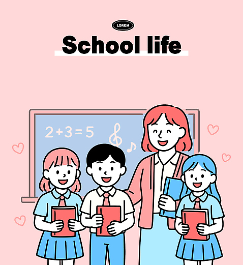 캐릭터 교육 어린이 음악 일러스트 교실 학교 수업 커뮤니케이션 동화 생활 친구 학습 교사 공책 수학 즐거움 교과서 문제 친목 상호작용 AI_파일형식 일러캐릭터 직업 감정 교과목 관계 문화예술 문구용품 교재 사람 파일형식 벡터