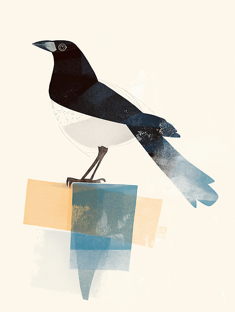 JPG 나무 무료이미지 응시 감정 예술 컬러 일러스트 자연 조류 하늘 바람 털 형상 앉기 평화 검은색 흰색 분위기 생태계 조화 국내일러스트 AI일러스트 AI콘텐츠 자연요소 식물 동물 시선 컨셉 모션 날씨 파일형식 무료콘텐츠