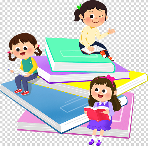 계절 교육 감정 관계 사람 책 무더기 파일형식 어린이 독서 즐거움 컬러 책더미 학습 놀이 친구 행복 여름 커뮤니케이션 편집이미지 PNG