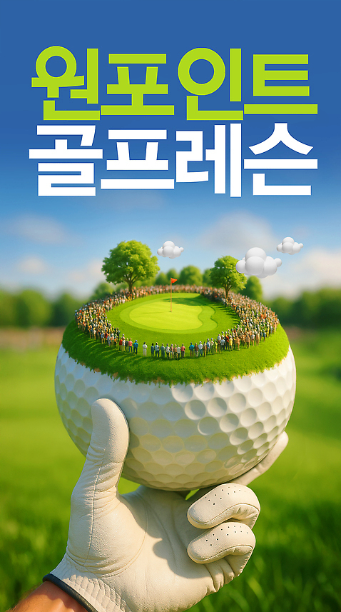 PSD 편집이미지 손 스포츠 골프 자연 하늘 골프공 잔디 야외 군중 즐거움 조화 의료성형뷰티 이미지편집 식물 감정 공 골프용품 사람 신체부위 구기 생태계 파일형식