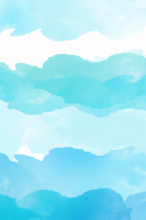 JPG 디자인 감정 예술 컬러 백그라운드 일러스트 자연 하늘 수채화 풍경 파란색 평화 자유 표현 그림 조화 뷰티풀 색채 국내일러스트 AI일러스트 AI콘텐츠 컨셉 생태계 파일형식