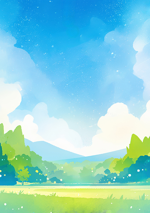 JPG 식물 구름 여행 일러스트 자연 하늘 생명 산 풍경 초원 일상 여름 파란색 평화 균형 조화 뷰티풀 풍경화 국내일러스트 AI일러스트 AI콘텐츠 자연요소 계절 컬러 컨셉 라이프 그림 생태계 파일형식