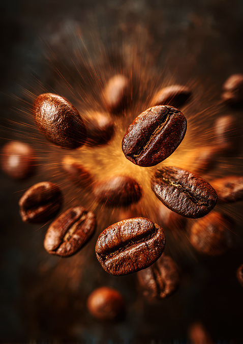 JPG 편집이미지 커피 음료 백그라운드 아침 거품 원두 신선 고급 커피잔 폭발 질감 향기 카페인 이미지편집 AI컴퓨터그래픽 AI콘텐츠 주간 컨셉 잔 냄새 파일형식