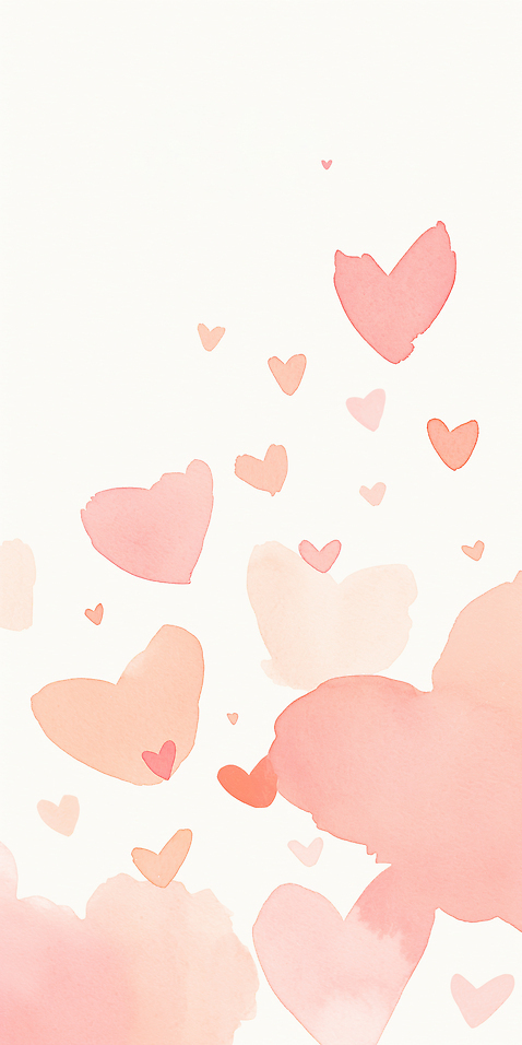 JPG 디자인 감정 예술 분홍색 백그라운드 프로포즈 일러스트 수채화 사랑 이벤트 장식 기쁨 매력적 하트 축하 표현 부드러움 뷰티풀 국내일러스트 AI일러스트 AI콘텐츠 모양 컬러 컨셉 감각 파일형식