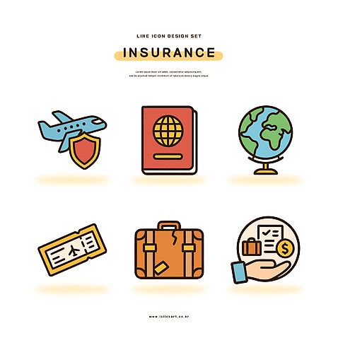 아이콘 손 디자인 여행 돈 비행기 안전 세트 지구본 여행가방 서비스 여권 보험 여행준비 증서 2D아이콘 AI파일 가방 항공교통 대중교통 신체부위 재산 준비 파일형식 벡터