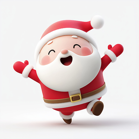 JPG 편집이미지 캐릭터 행복 크리스마스 이벤트 산타클로스 파티 귀여움 축제 축하 춤 분위기 즐거움 소원 편집3D AI컴퓨터그래픽 AI콘텐츠 기념일 감정 컨셉 문화예술 3D 파일형식