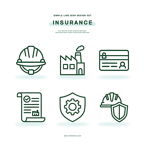 아이콘 디자인 비즈니스 공장 관리 안전 업무 헬멧 보호장비 위험 라인아이콘 문서 보험 경영 신분증 인증 2D아이콘 AI파일 컨셉 공업 장비 작업 증명서 파일형식 벡터