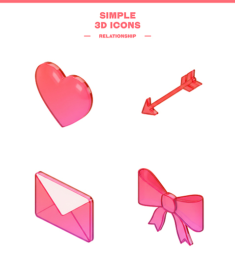 모양 PSD 아이콘 디자인 감정 리본 분홍색 관계 화살 사랑 그래픽 3D아이콘 표현 편지 심볼 그림 소통 컬러 컨셉 파일형식