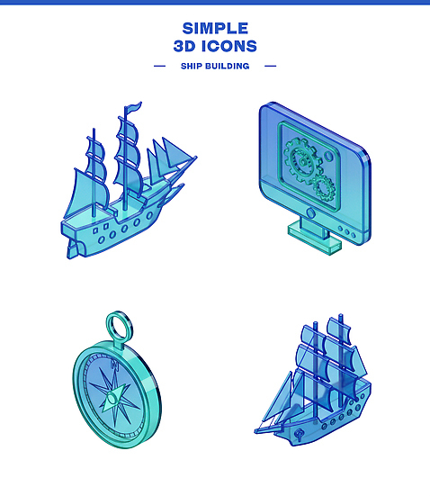 PSD 편집이미지 디자인 바다 항해 기술 스크린 기계 나침반 조선소 오브젝트 조선업 선박 편집3D 산업 수상교통 배_교통 3D 파일형식