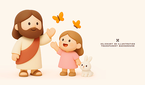 PSD 편집이미지 캐릭터 행복 어린이 나비 자연 부활절 따뜻함 사랑 소녀 토끼 예수 소통 교감 순간 편집3D 여자 기념일 감정 곤충 컨셉 포유류 사람 반려동물 3D 신_종교 생태계 파일형식