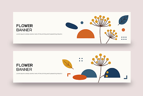 모양 템플릿 디자인 배너 배너템플릿 꽃 컬러 그래픽 현수막 모던 그림 조화 마케팅 예시 창의성 AI파일 식물 파일형식 벡터