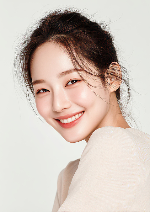 JPG 편집이미지 헤어스타일 여자 표정 미소 웃음 우아함 편안함 뷰티풀 의료성형뷰티 스타일 편집실사 AI인물포토 AI콘텐츠 컨셉 사람 감각 CG 파일형식 AI포토