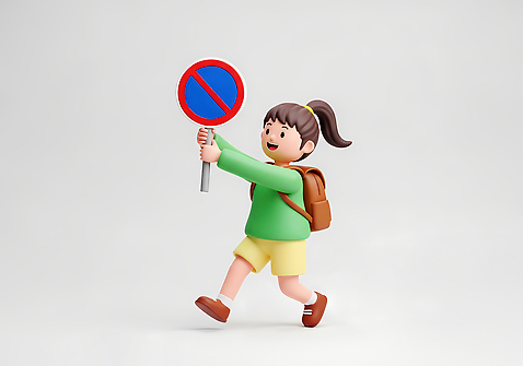 JPG 편집이미지 캐릭터 손 옷 어린이 컬러 포즈 배낭 모션 실내 걷기 표지판 장면 교통안전 편집3D AI컴퓨터그래픽 AI콘텐츠 가방 알림판 안전 사람 내부 신체부위 3D 파일형식