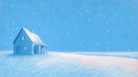 JPG 백그라운드 겨울 일러스트 자연 하늘 날씨 풍경 야외 환경 고요 공간 시골 흐림 풍경화 겨울풍경 국내일러스트 AI일러스트 AI콘텐츠 계절 그림 생태계 파일형식