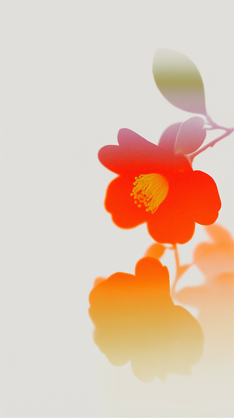 JPG 모양 식물 계절 꽃 화초 컬러 일러스트 자연 탁자 아침 주택 그림자 장식 빨간색 정원 동백 뷰티풀 싱그러움 국내일러스트 AI일러스트 AI콘텐츠 주간 가구 건물 생태계 파일형식